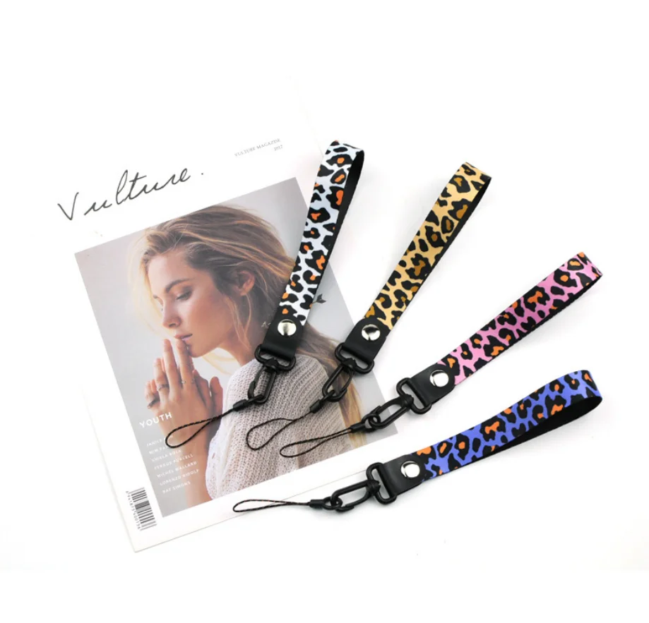Leopard Phone Neck Straps Lanyard For Keys Cheetah ID Badge Phone Neck Phone Straps with Keyring For Smart Cellphone ID Card - Image 6