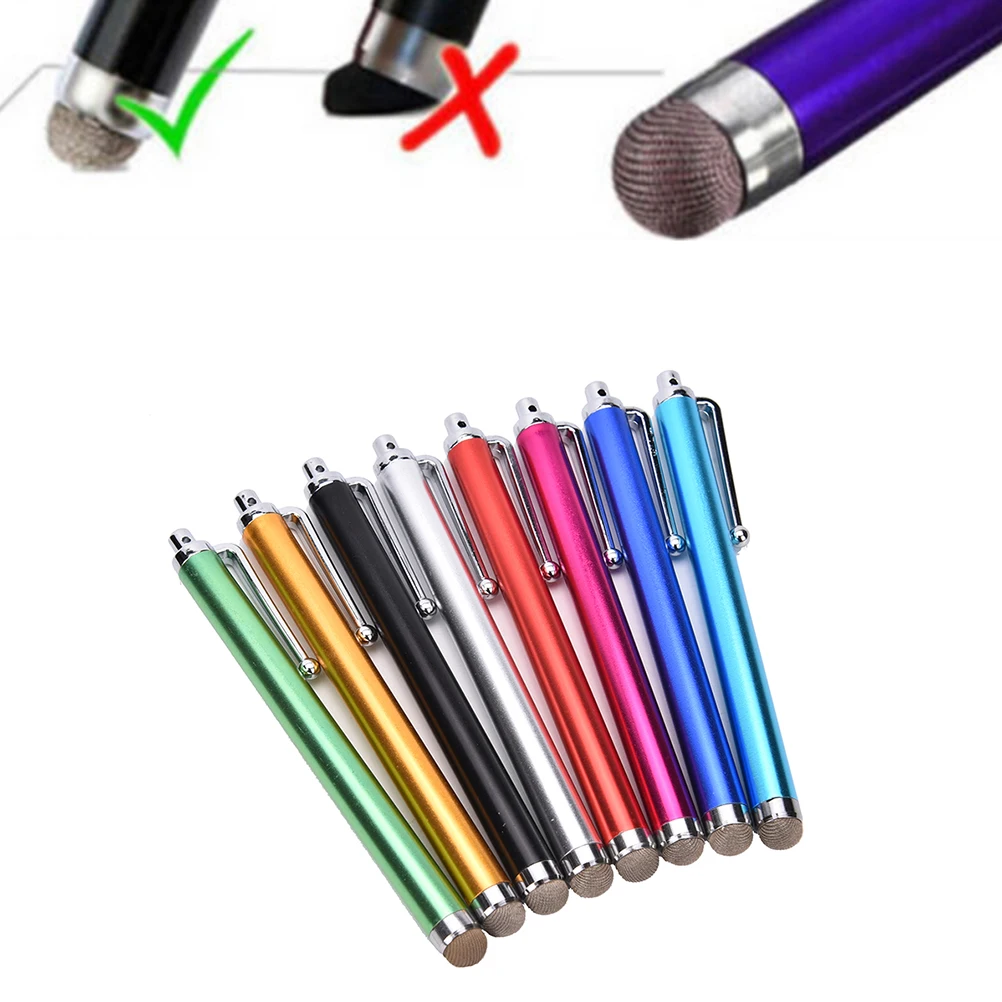 1pcs Metal Fibre Stylus Mesh Micro Fiber Tip Touch Screen Stylus Pen For iPhone For Samsung Smart Phone Tablet PC Color Randomly - Image 2
