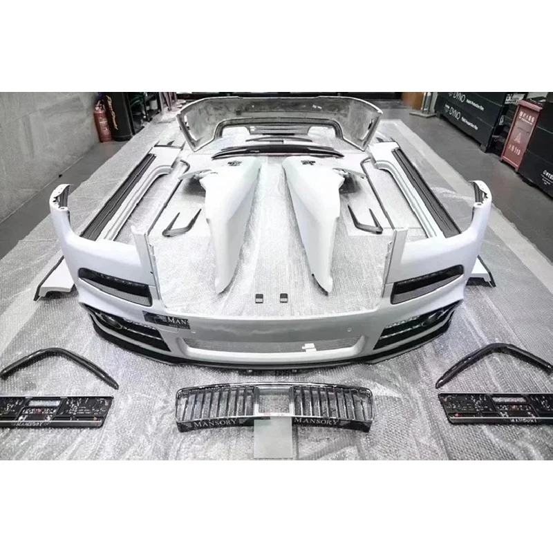 Update to M Style Car Front Bumper Rear Bumper Engine Hood Body Kit for Roll-s Roy-ce Wraith Body Kits