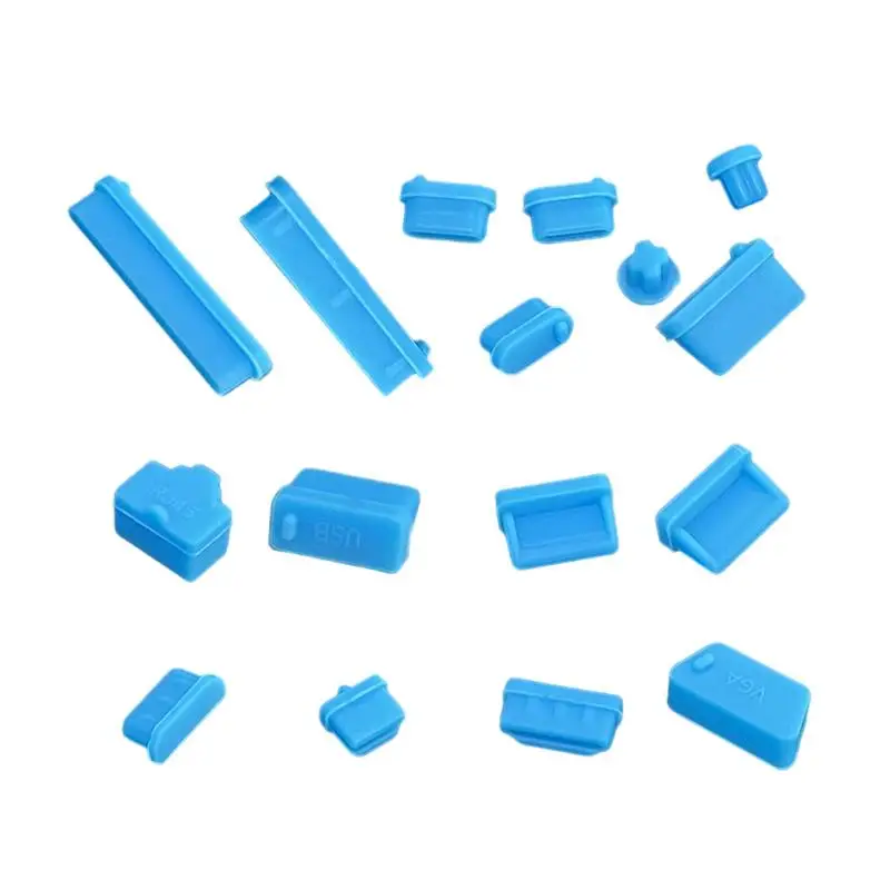 16PCS Type-C Dust Plug USB Charging Port Protector Silicone Cover For Samsung Smart Phone Accessories - Image 3