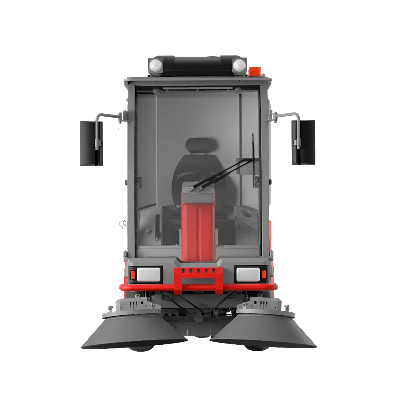 Automatic Industrial Floor Sweeper Truck 4 Wheel Steering Cleaning Machine Road Sweeper Car - Image 3