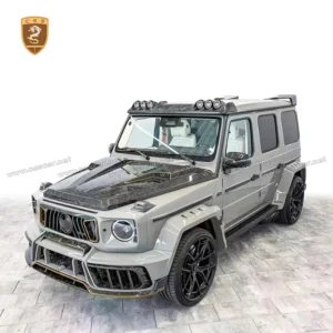 Rear Spare Wheel Tyre Protection Cover For BenZ G Class Upgrade MSY Style Car Front Bonnet Engine Hood Rear Bumper Protect Guard