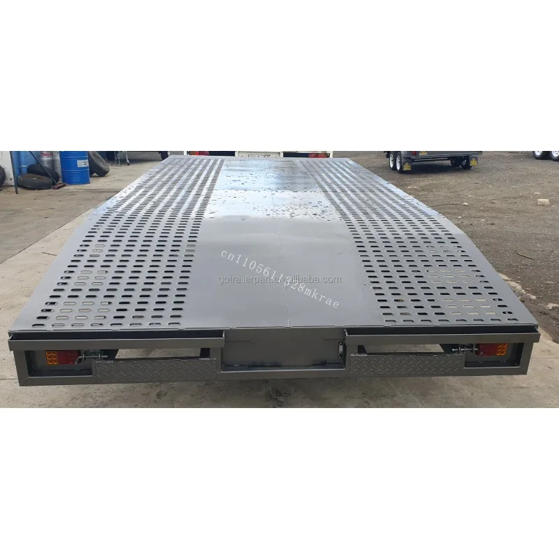 New 3500 kg GTM Large Car Transporter Trailer Heavy Duty Flatbed Trailer with Ladder - Image 4