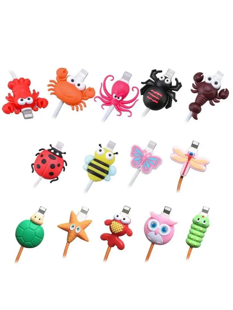 Data Cable Protector Earphone Wire Cord for Protection Sleeve Charging Line Protective Cover for Smart Phones