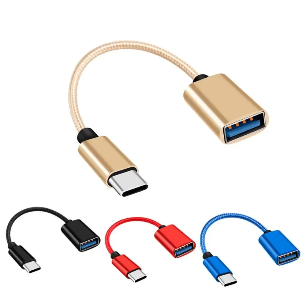 Short Digital Cables Converter Type C Cable Mobile Phone OTG Connector Cable OTG USB Cable USB to Type C Adapter OTG Data Cable - Image 5