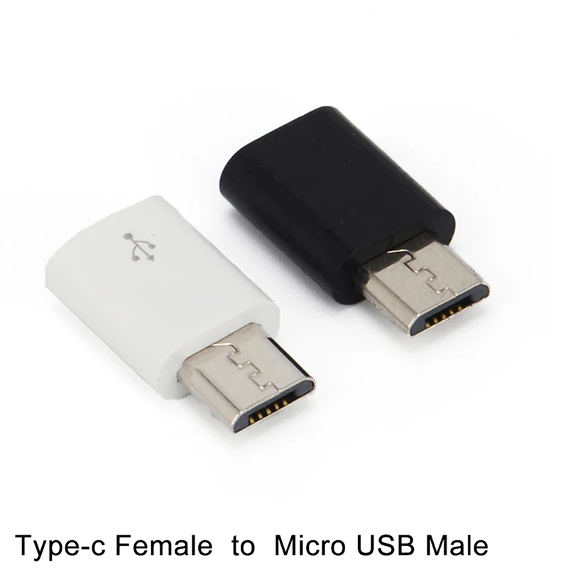 Micro USB B Male to USB Type C Female Adapter Converter Connector for Android Smart Phone Charge Data Transfer