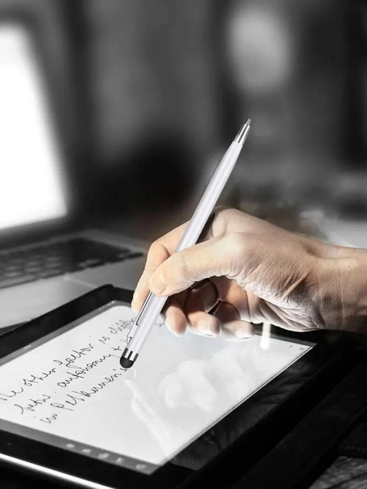 For IPhone/Android 1Pcs 2 In 1 Capacitive Stylus Pen Smart Tablet Phone Universal Drawing Pens All Capacitive Touch Screens Pen - Image 5