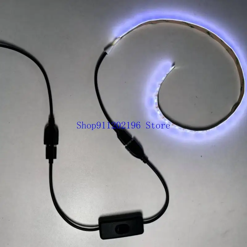 P82A USB Cable with Switching USB Male to Female Extension Cord for LED Desk Lamp