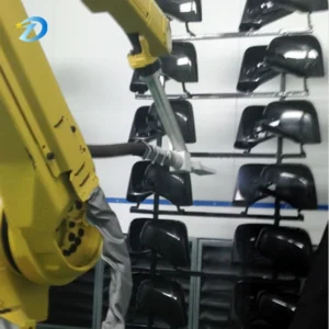 Automated 6-Axis Spraying Car Mirror Painting Line UV-Resistant Metal Coating Machinery