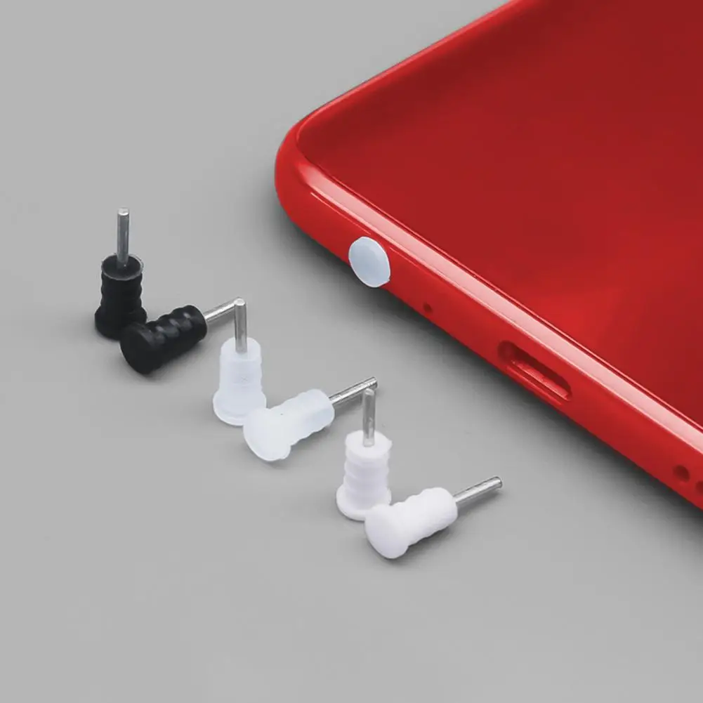 for Smart Phones Silicone Dust Pin Dust Plug 3.5mm Universal Mini 5Pcs Multipurpose Jack for Smart Phones - Image 2
