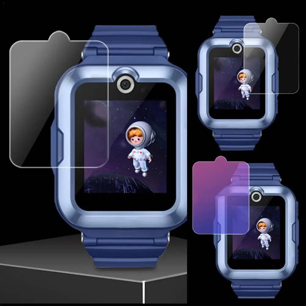 Screen Protector For Huawei Kids Watch 4pro Kids Phone Smart Watch Clear Purple Tempered Glass Film