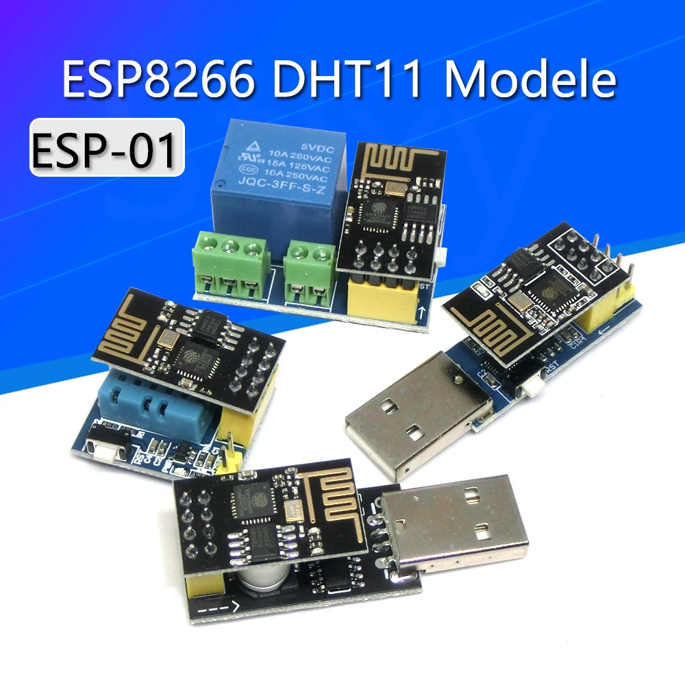 ESP8266 5V WiFi relay module DHT11 RGB LED Controller Things smart home remote control switch phone APP USB to ESP8266 Adapter