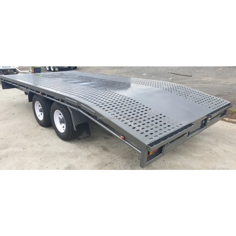New 3500 kg GTM Large Car Transporter Trailer Heavy Duty Flatbed Trailer with Ladder - Image 5