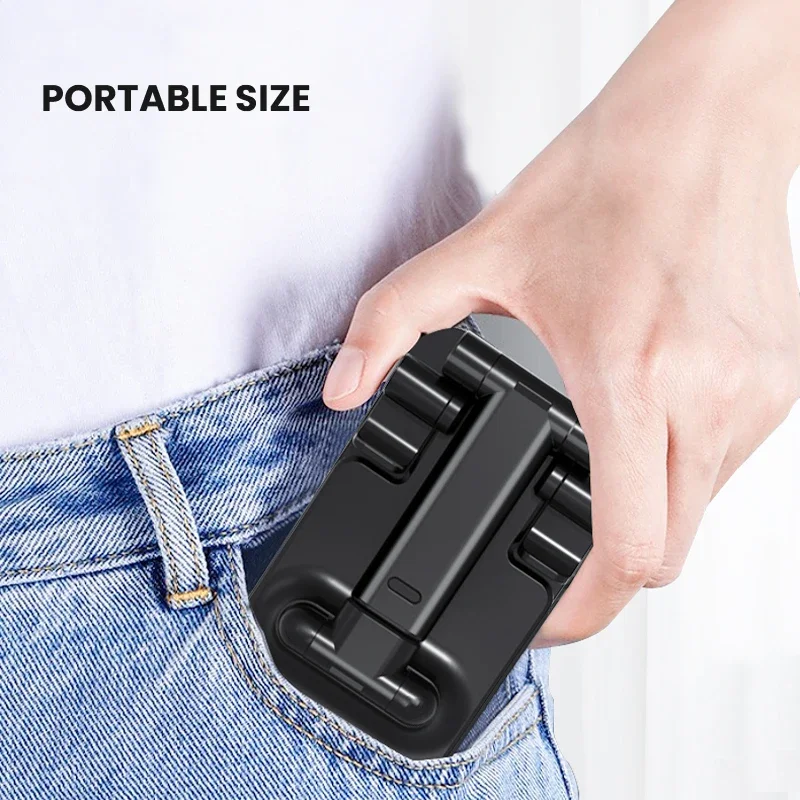 Desktop Phone Holder Stand Mobile Phone Support Adjustable Angle Height Cell Phone Stand Universal for All Smart Phones - Image 4