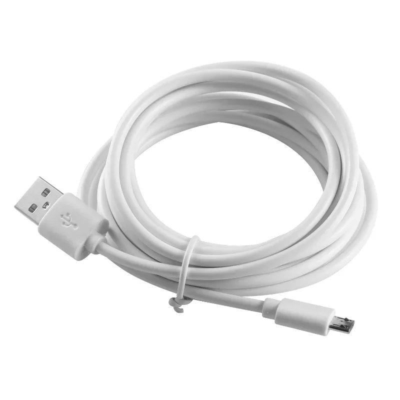 3m USB Power Cable for Smart IP Wi-fi Camera Micro USB Android Cell Mobile Phone Charger Cable