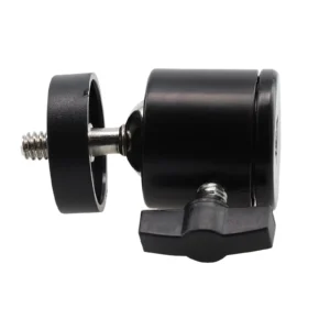 360° Swivel Mini Ball Head With 1/4 & 3/8 Screw Tripod Mount For Smart Phone LED Video Light Microphone Action Cameras Accessory