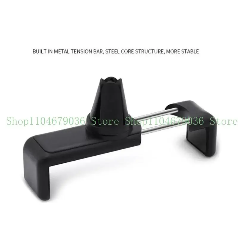 652F Car Phone Holder Mount Hands Easy Clamp Air Vent Clip Holder Fit with Most for Smart Phone 360 Degree Rotation - Image 4
