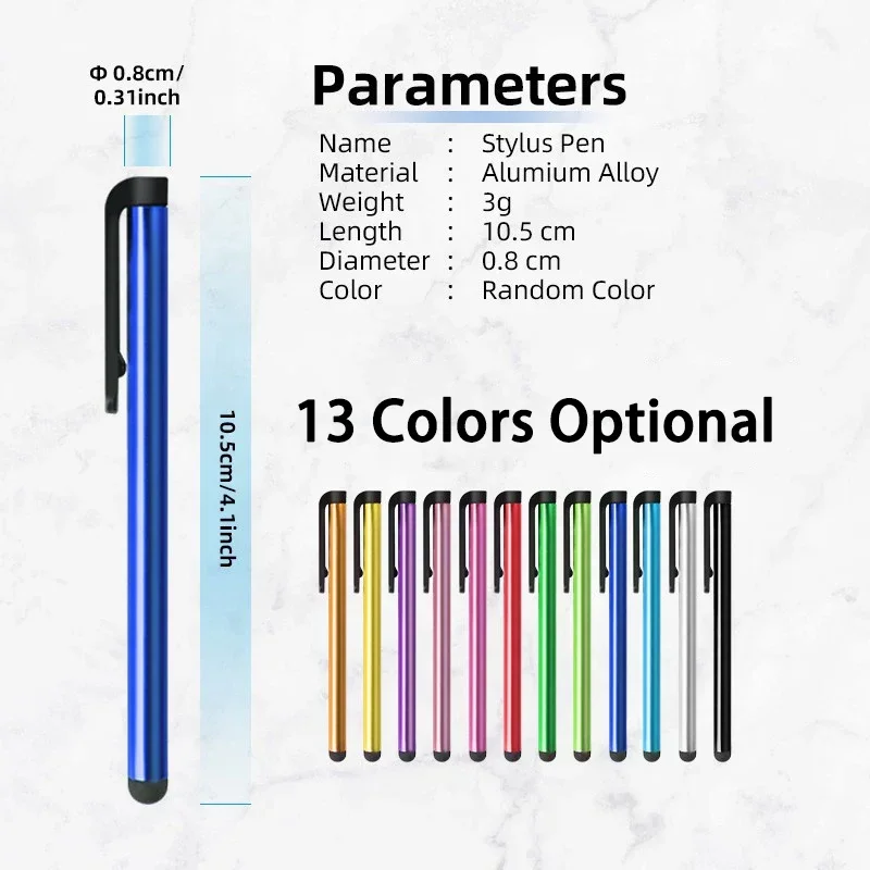 【Fast Delivery】1Pc Universal Stylus Metal Touch Pen Touch Screen Capacitive Stylus For Smart Phone Tablet Pc - Image 6