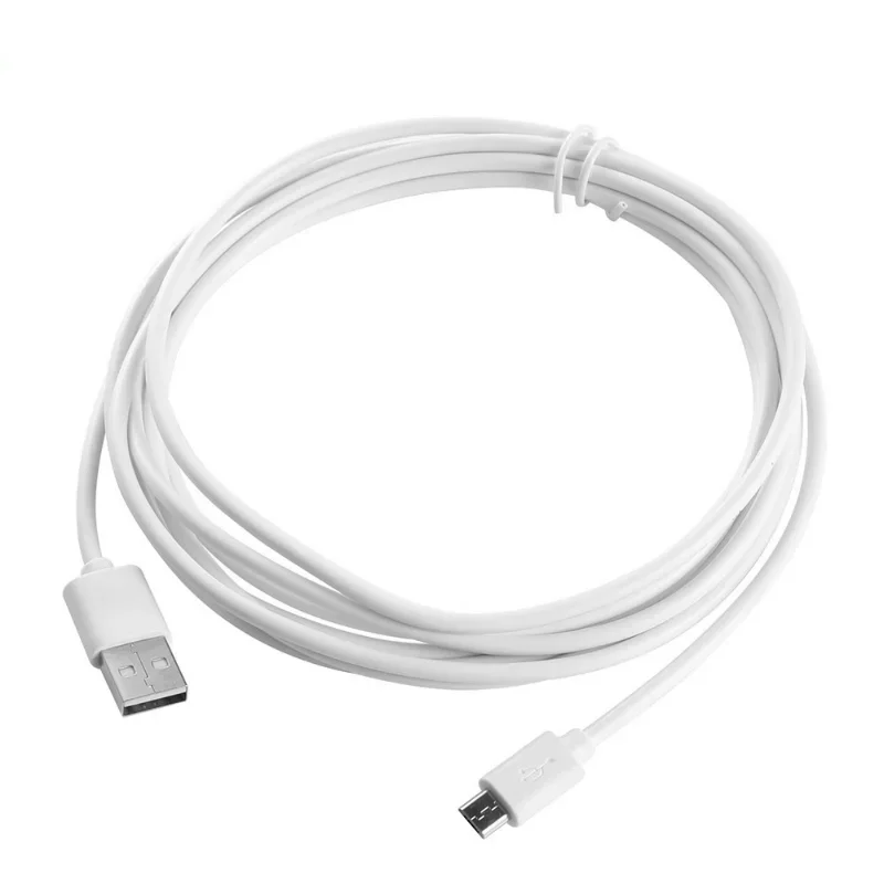 3m USB Power Cable for Smart IP Wi-fi Camera Micro USB Android Cell Mobile Phone Charger Cable - Image 2