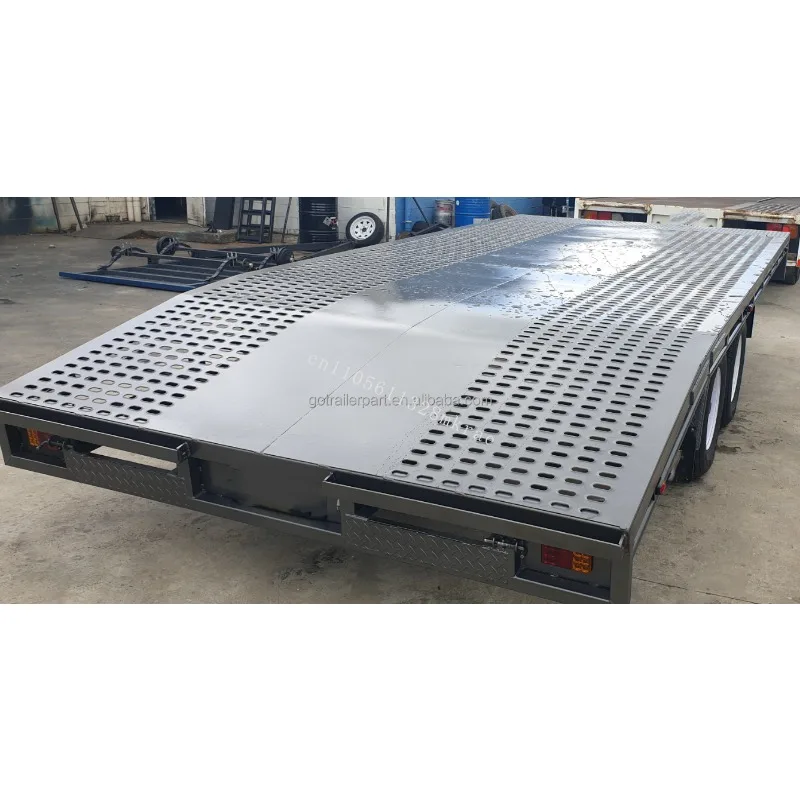 New 3500 kg GTM Large Car Transporter Trailer Heavy Duty Flatbed Trailer with Ladder - Image 6