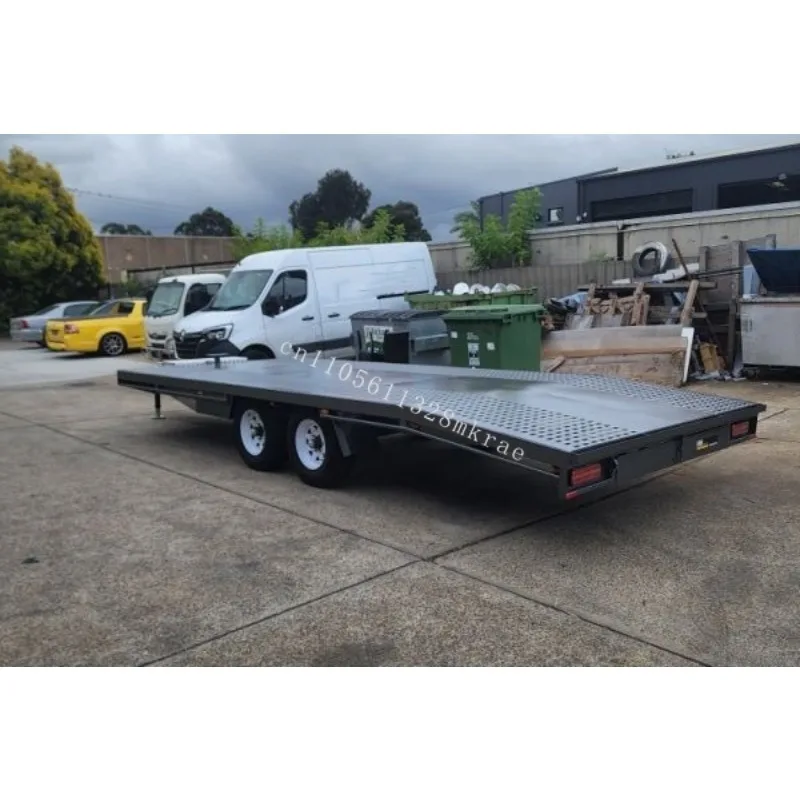 New 3500 kg GTM Large Car Transporter Trailer Heavy Duty Flatbed Trailer with Ladder - Image 3