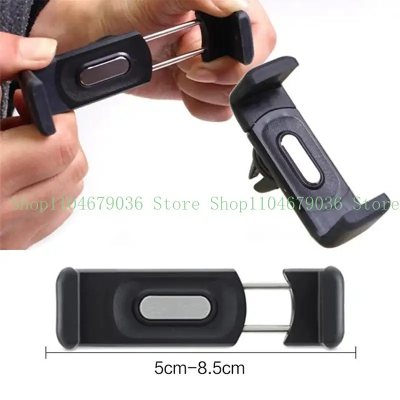 652F Car Phone Holder Mount Hands Easy Clamp Air Vent Clip Holder Fit with Most for Smart Phone 360 Degree Rotation - Image 2