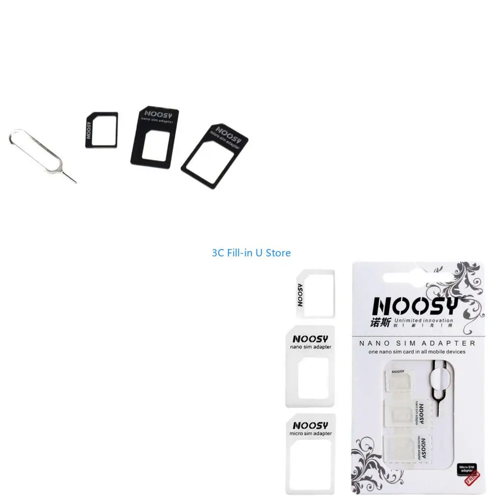 G8TA 4 in 1 Convert for Nano Card to Micro Standard Adapter For Smart Phone 4G