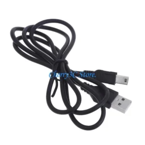 83CE 10mm Extended Mini USB Cable Fast Charging Cable High Speed Data Transfer Cable 1m/3.3feet for Phones Tablets Headphones