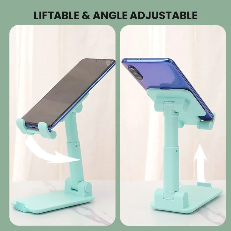 Desktop Phone Holder Stand Mobile Phone Support Adjustable Angle Height Cell Phone Stand Universal for All Smart Phones - Image 5