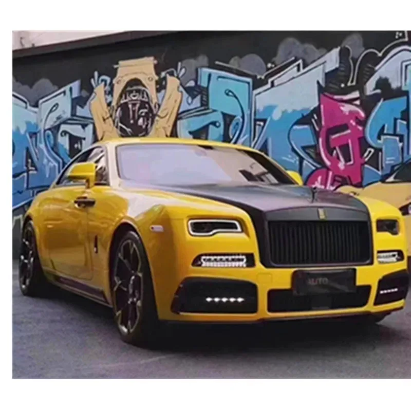 Update to M Style Car Front Bumper Rear Bumper Engine Hood Body Kit for Roll-s Roy-ce Wraith Body Kits - Image 3
