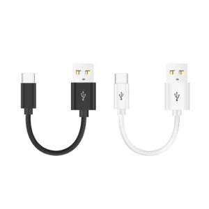 1pc 10cm Short USB to Type-C Cable High Speed Charging Cord Support Data Transfer for Phone 15 Series Smartphones